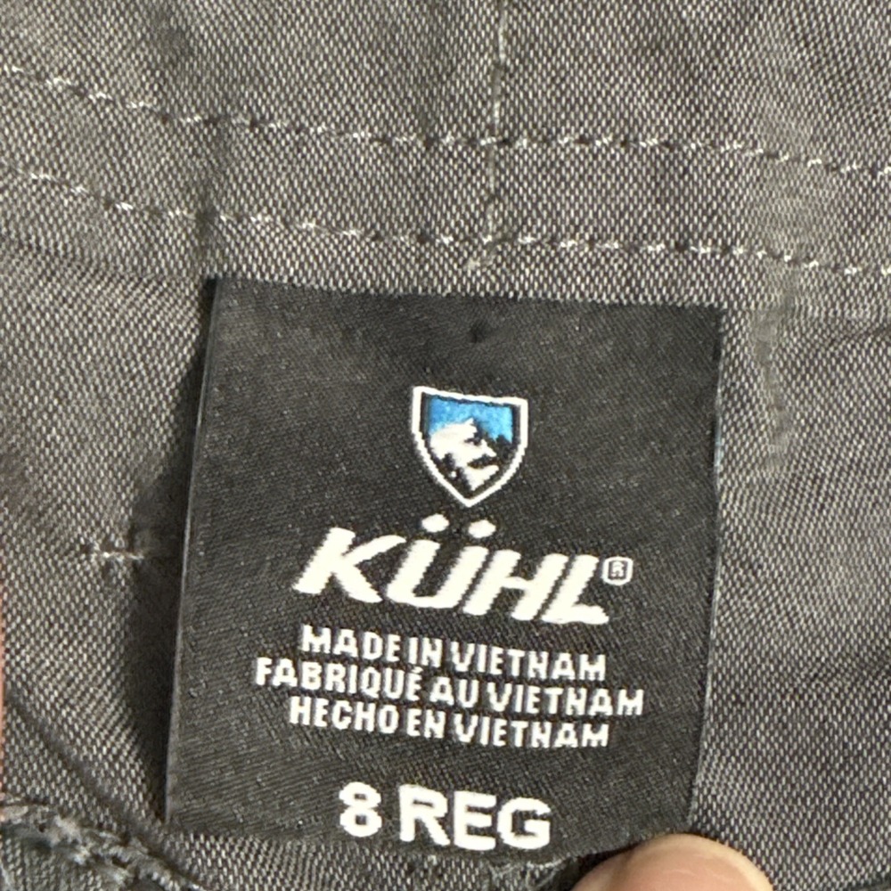 Kuhl Women's Gorpcore Trek Pants Hiking Outdoor Style 6235 Sz 8 Regular Gray - Picture 7 of 14